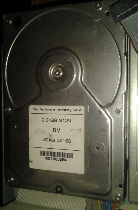 My A3k IBM hard drives