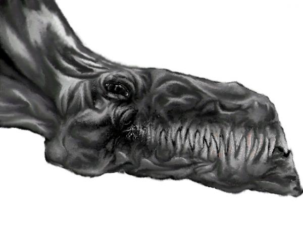 Dracocéphalum Elementalis Rex - Great Grey Sentient Dragon