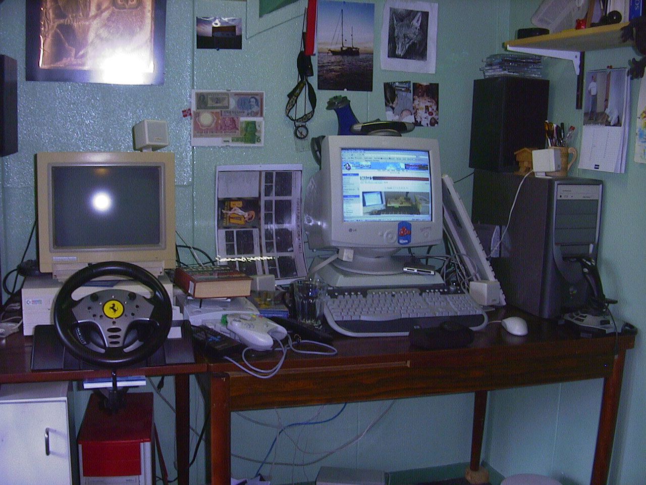 Right hand side of the cave that is my desk