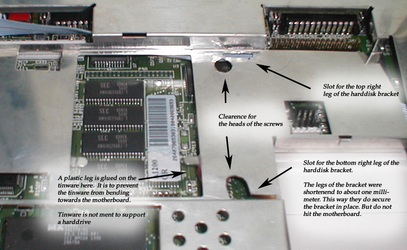 Scandoubler mod (harddisk relocation)