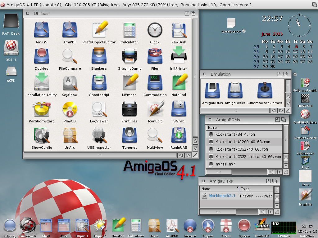 My further tinkered AmigaOS 4.1 FE - Update 8 - Workbench