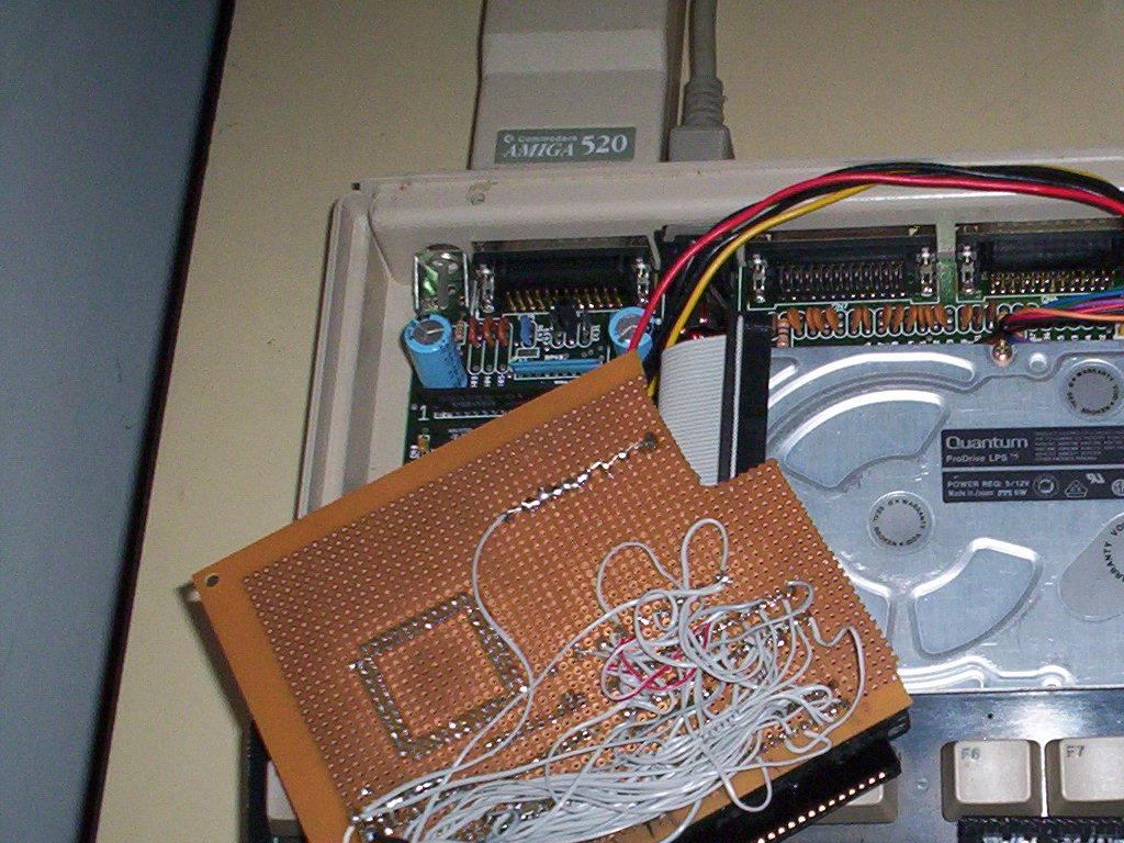 Clockmeister's prototype A500 IDE interface