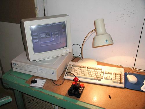 A500 homemade desktop (030, WB3.0, CDRW)