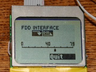 Floppy emulator: track display