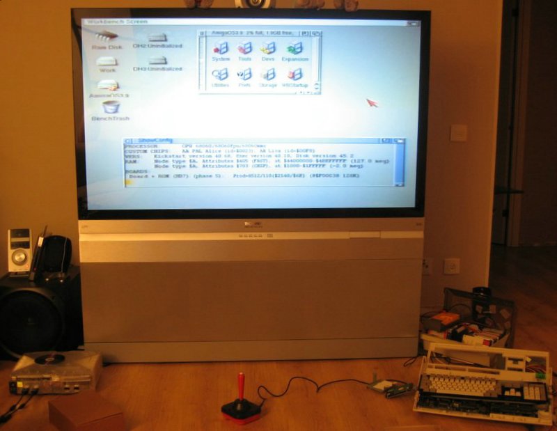 Amiga 1200 on a 61
