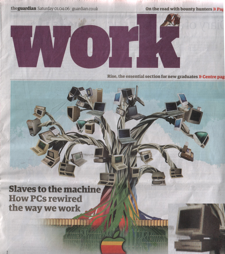 Amiga hits the big time.. Guardian front page!