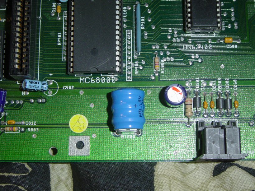 Perfect battery zone on A2000 mobo