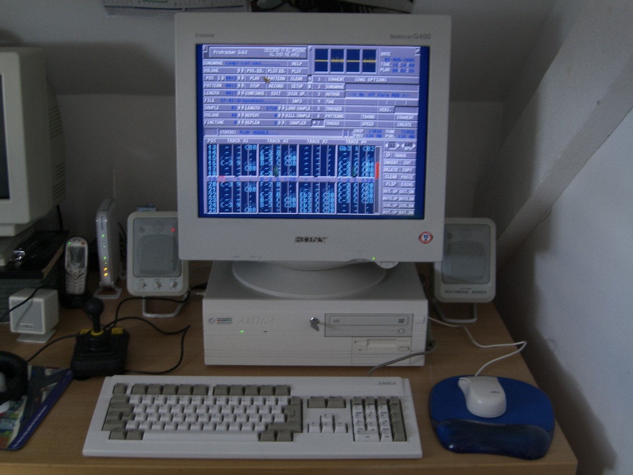 My A4000 running Protracker