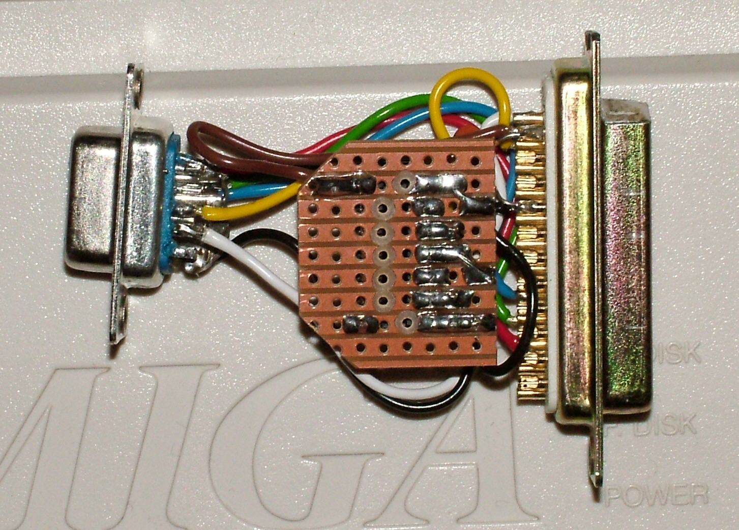 Amiga to VGA Adapter - Bottom View