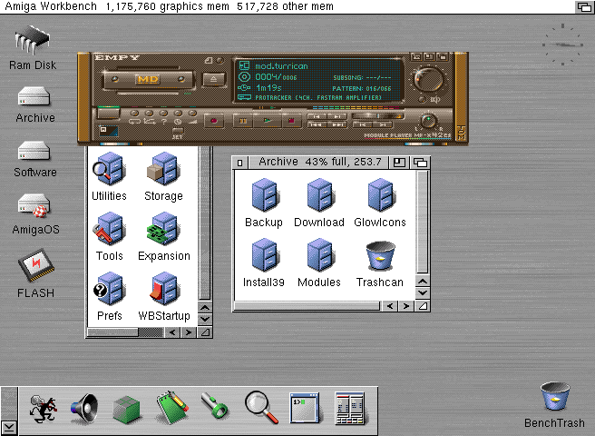 My AmigaOS Desktop