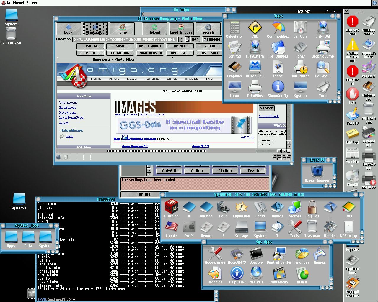 My first MultiUser Amiga!
