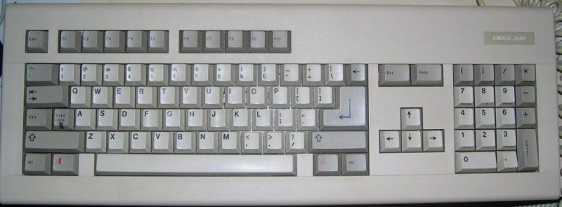 Amiga 2000 early edition keyboard
