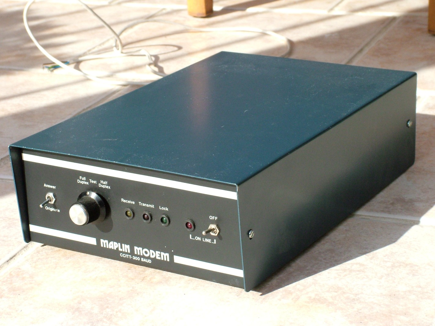 Maplin modem CCITT-300 Baud