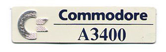 A3400 label