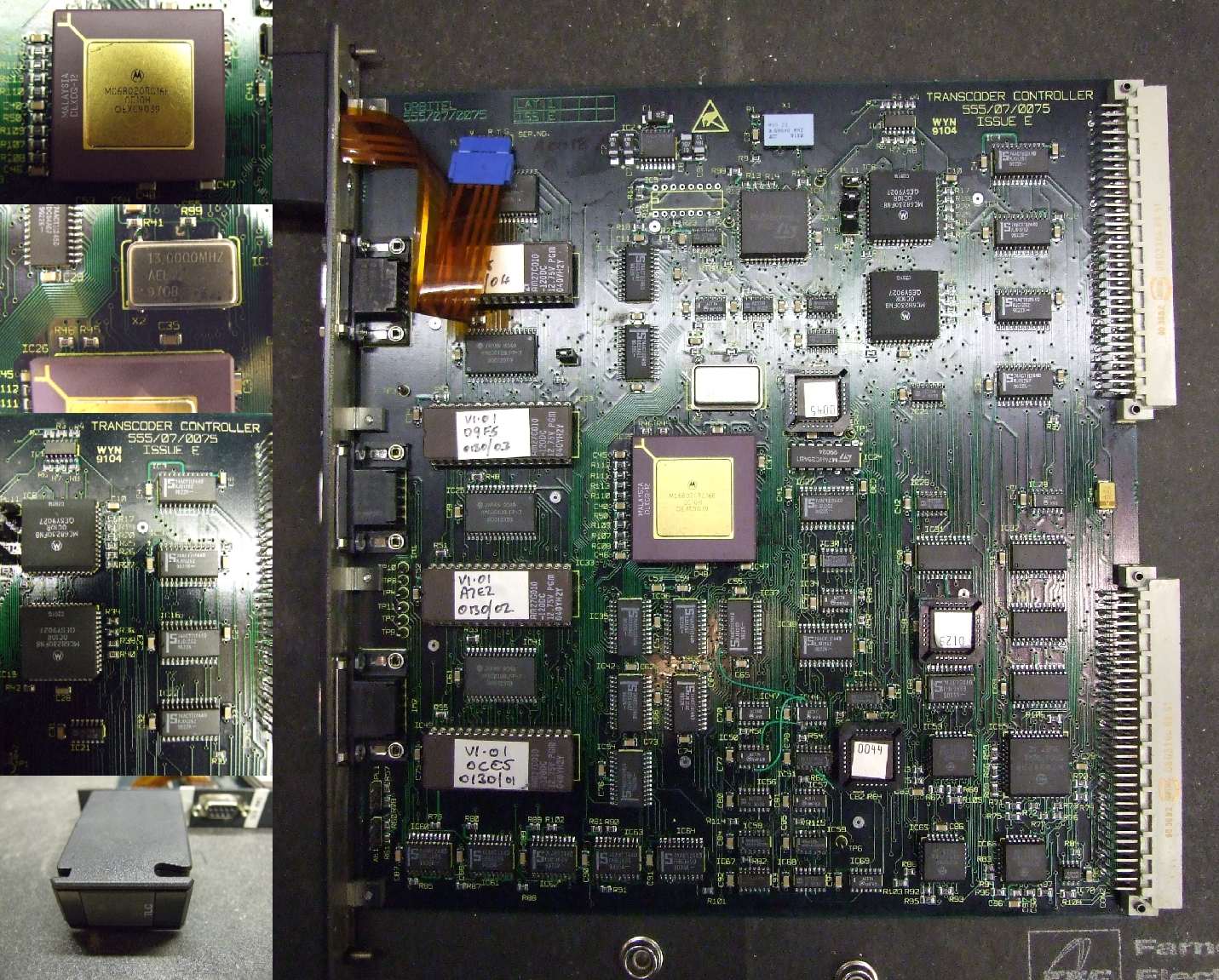 Orbitel Transcoder Controller board, with 68k processor.