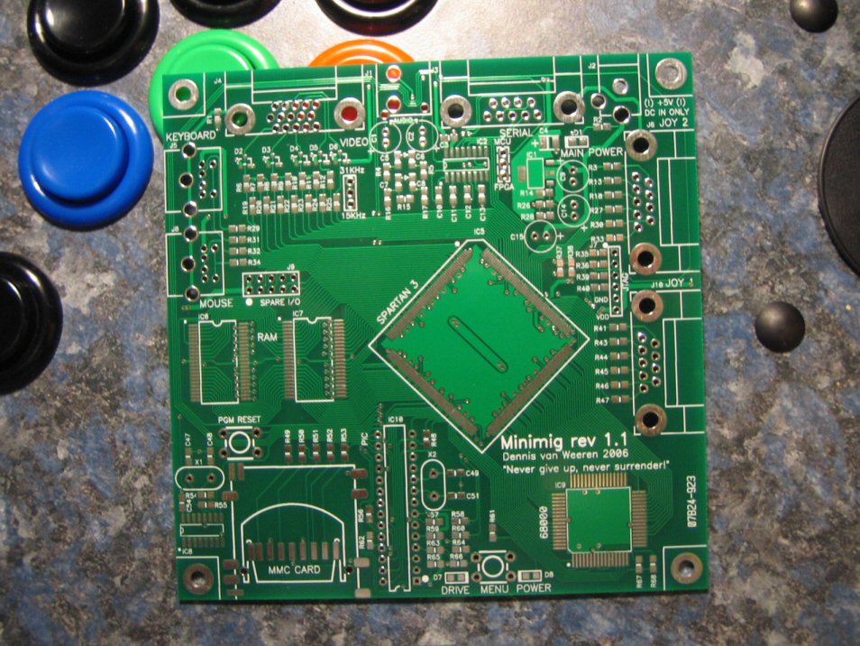 MiniMig 1.1 board in Atlanta 1/2 10/2007