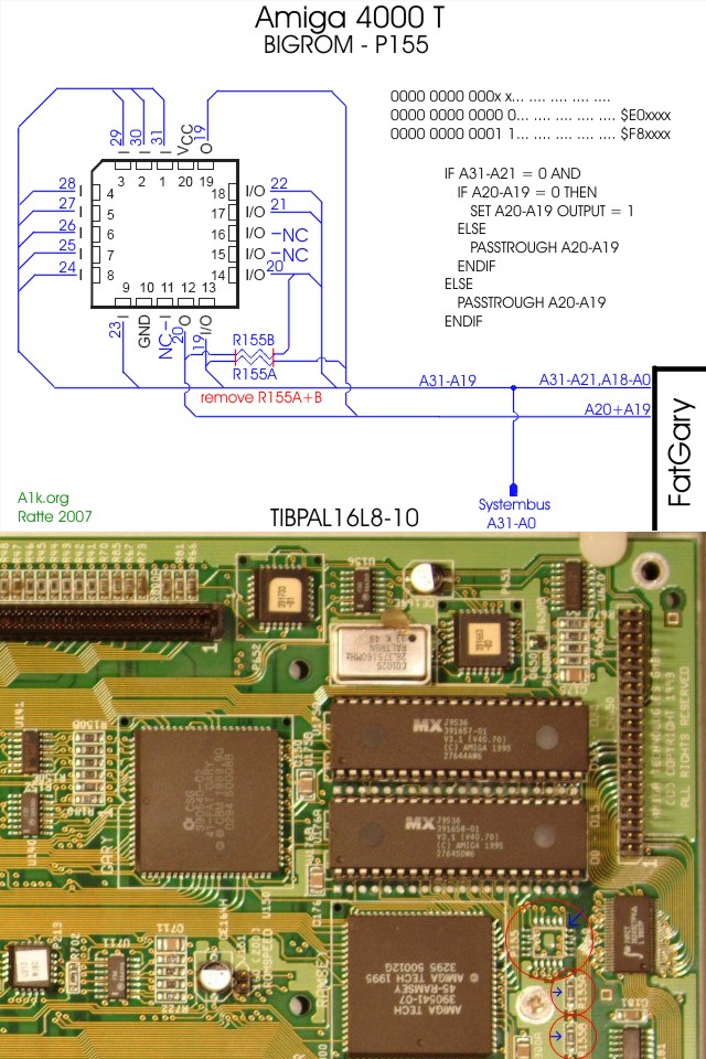 A4000T - nearly 1MB KickROM ready ...