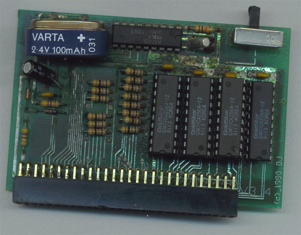 A500 512kb RAM Expansion Front