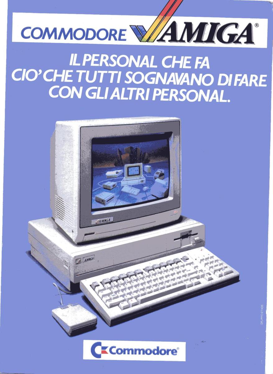 Amiga 1000 italian commercial paper