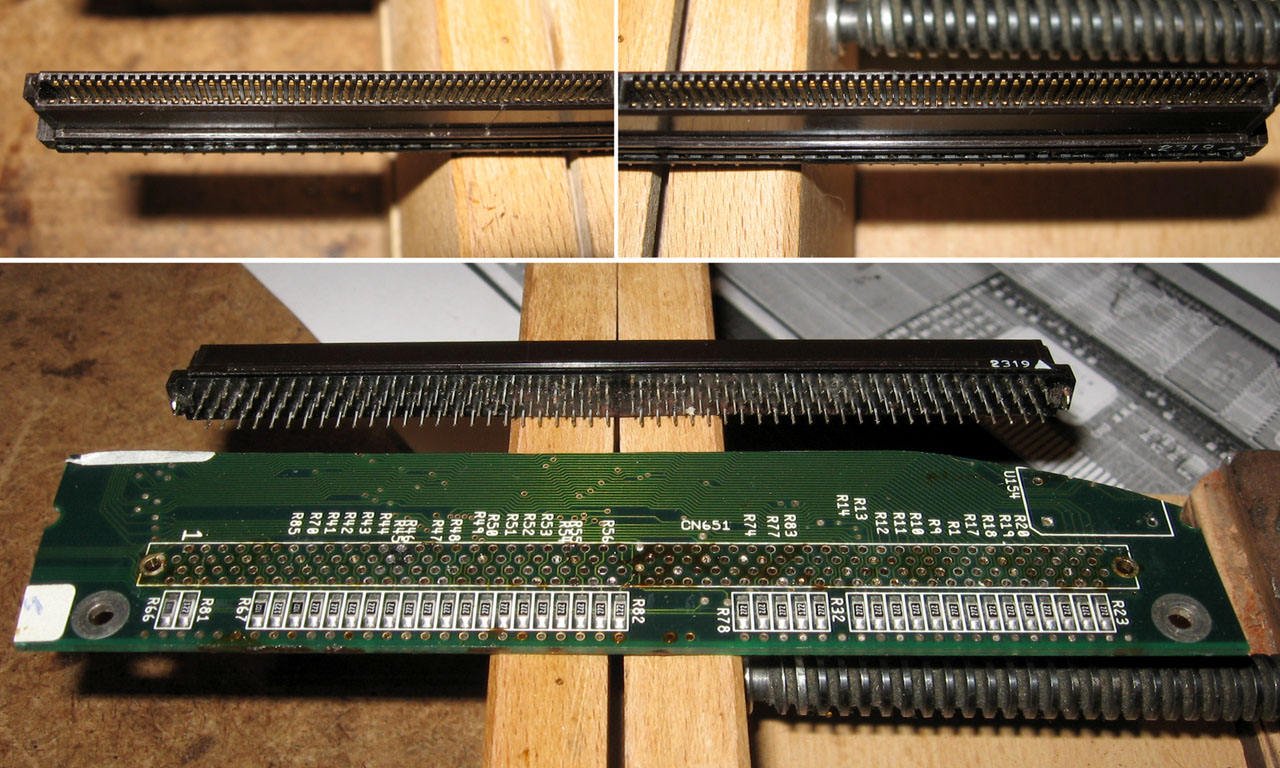 Fast CPU slot desoldering