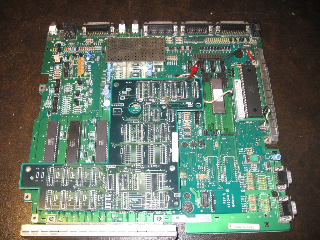 Amiga 1000 Motherboard Bare