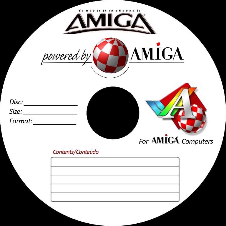 My CD Label for Amiga Stuffs