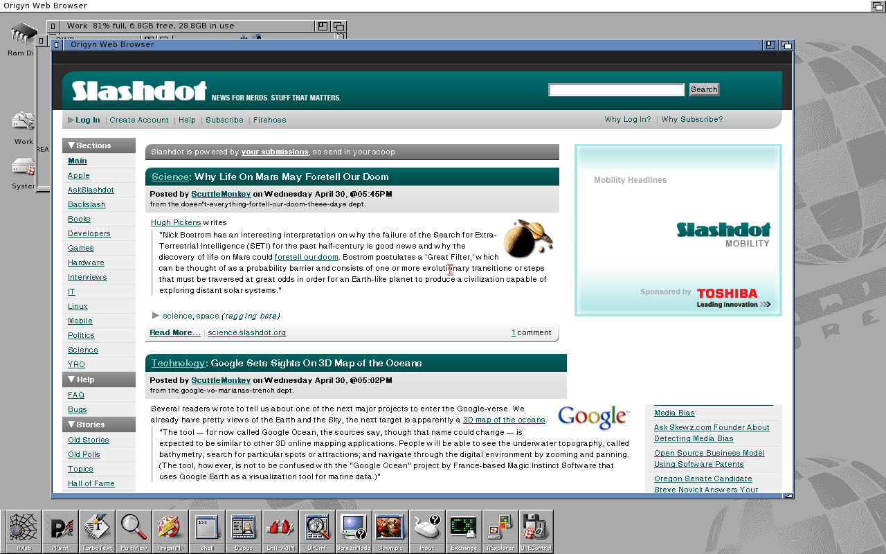 OWB Slashdot