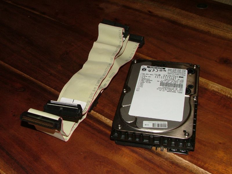 Ultra 160 SCSI Hard Disk going in my A4000D