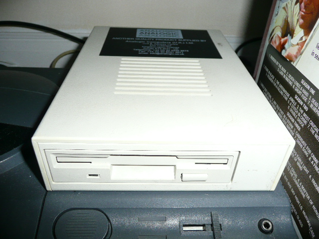 CD32 with floppy adapter pic 1