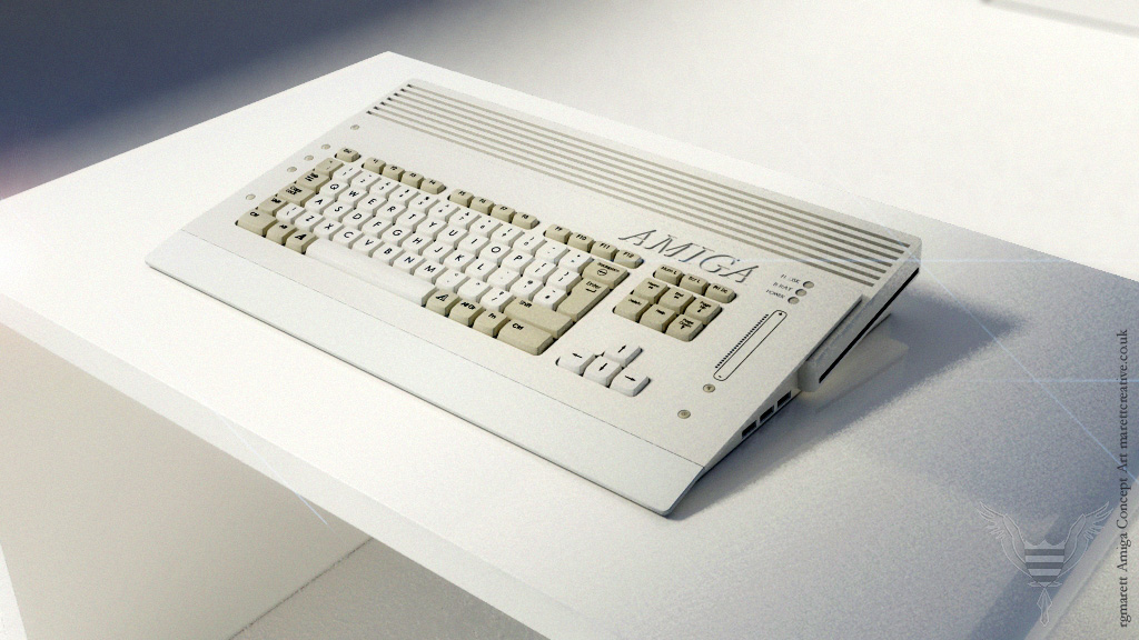 Amiga A500/A1200 Modern Day Concept Art