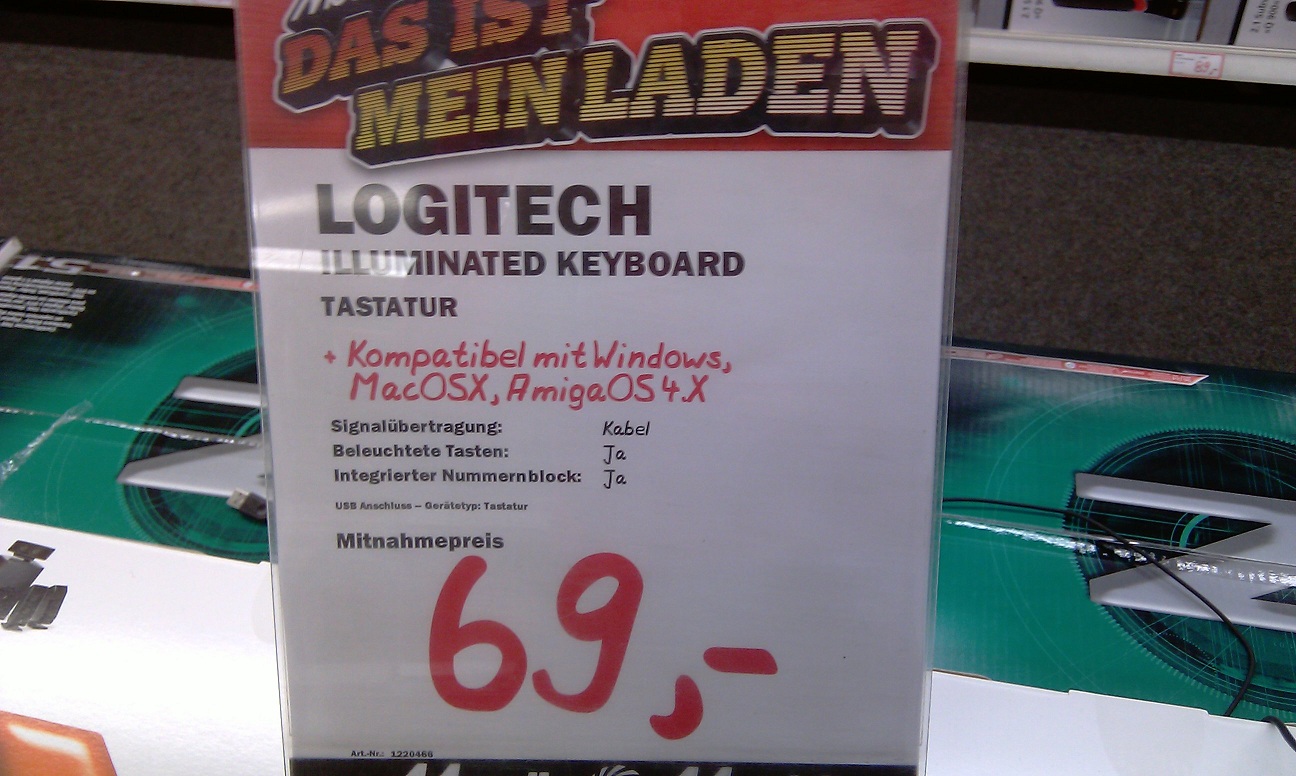 infoplate closeup that shows os4 compatibility at mediamarkt germany