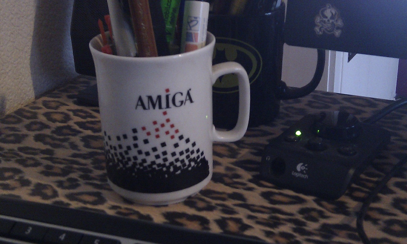 original amiga-coffee-mug from the late 90's
