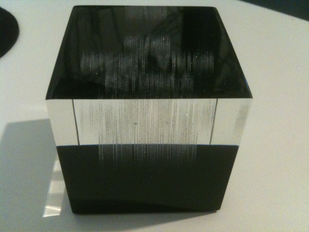 MC68020 paperweight - angle view