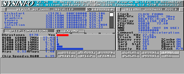 A1200 + 68030@64Mhz against the world! - SysInfo