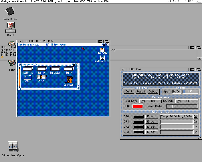 Amiga- UAE: running an A500 with KS 1.3 on a 3.1 A1200 with B1260