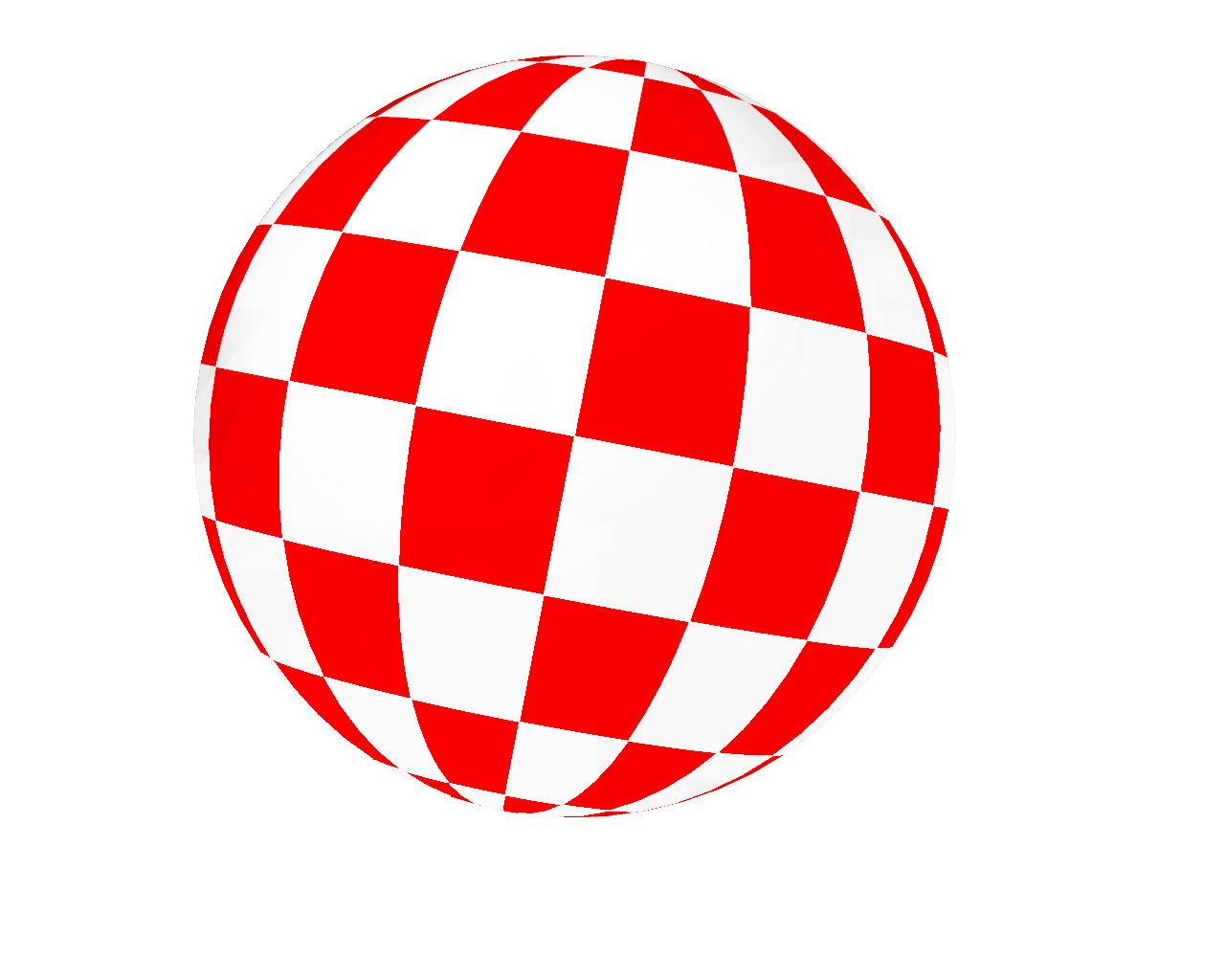 Hi-Res Amiga Boing Ball - No Shadows