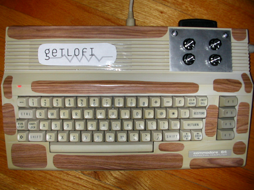 Awesome woodgrain C64