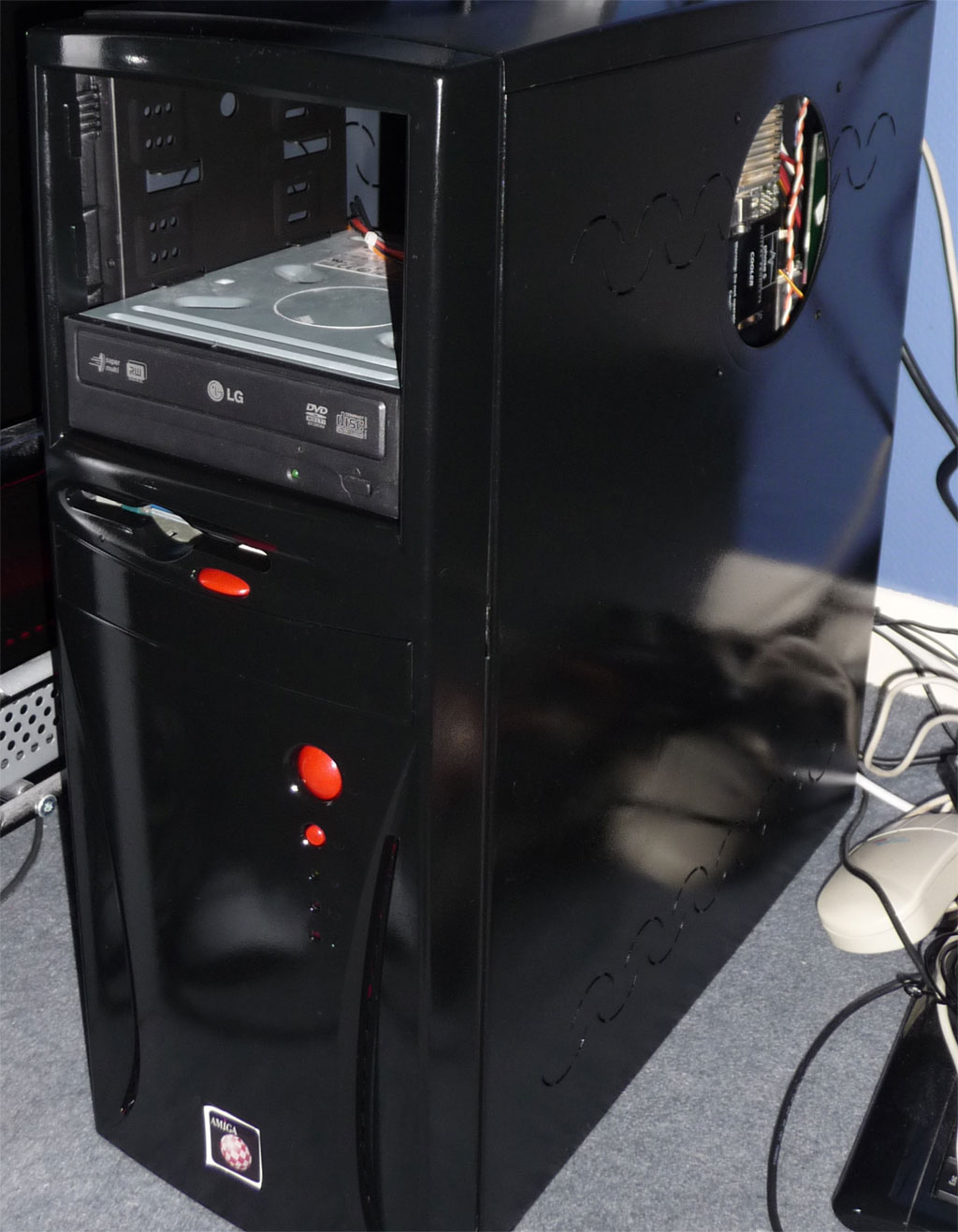 A1200 EZ Tower case mod, in process