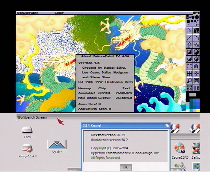 OS4 classic (beta) on AGA #2