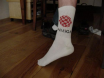 Amiga socks - one of my feet