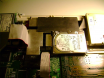 mounting plate delfina&harddisk&IDE splitter A1200
